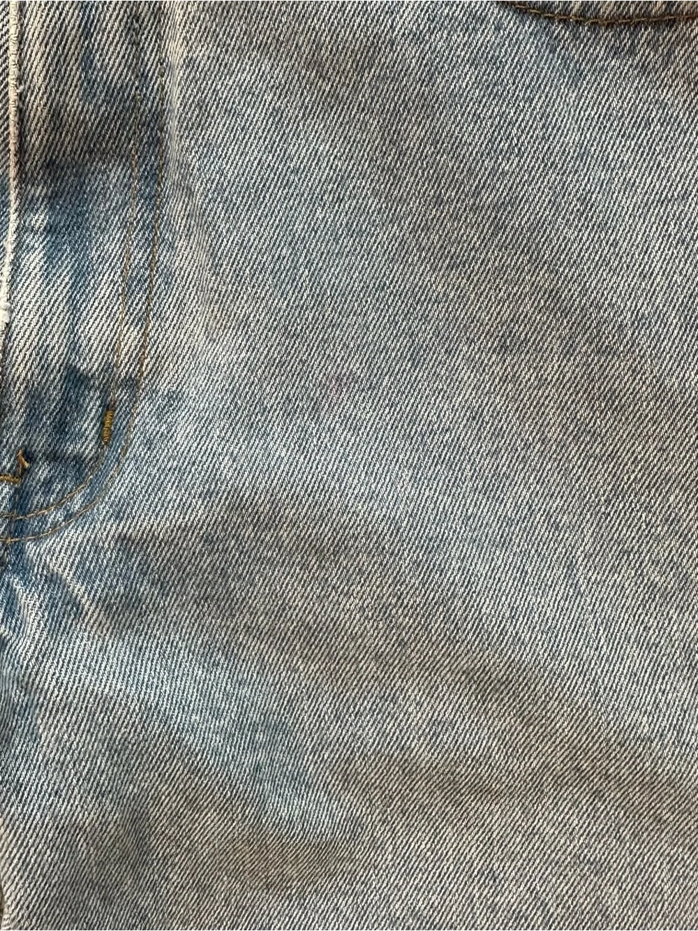 Polo by Ralph Lauren Light Blue Denim Jeans with Black Leather Patch 32x34 - Picture 11 of 16
